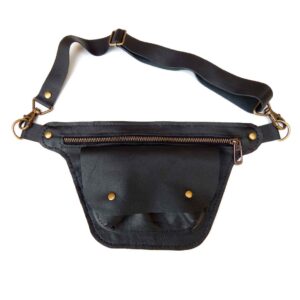 Riñonera Bandolera de Cuero Modelo Ortona
