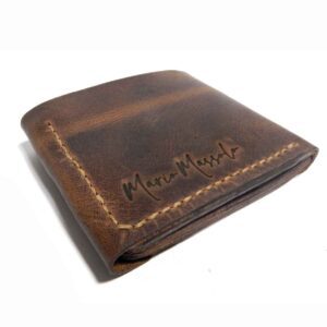 Billetera de cuero artesanal