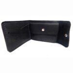 Billetera de cuero negra