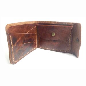 Billetera de cuero artesanal