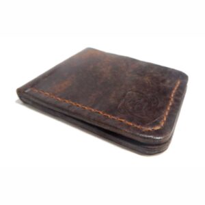 Billetera de cuero artesanal
