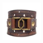 Pulsera de cuero artesanal
