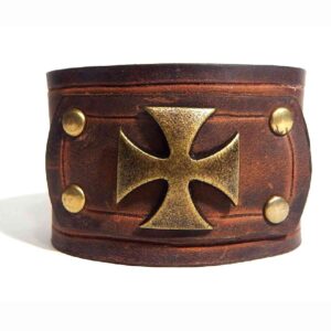 Pulsera de cuero artesanal