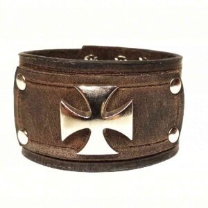 pulsera de cuero ancha