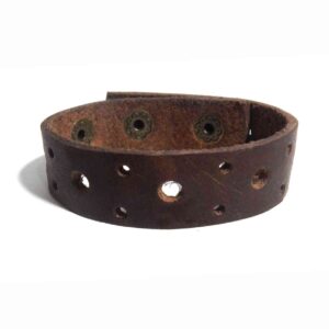 pulsera de cuero artesanal
