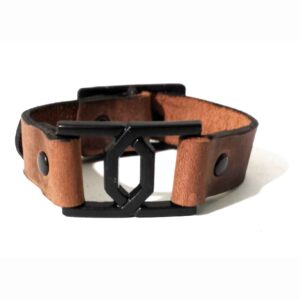 Pulsera de cuero artesanal unisex Imperia