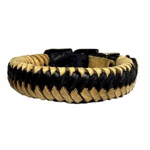 Pulsera de cuero trenzada Mario Massolo