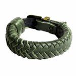 Pulsera de cuero trenzada Mario Massolo